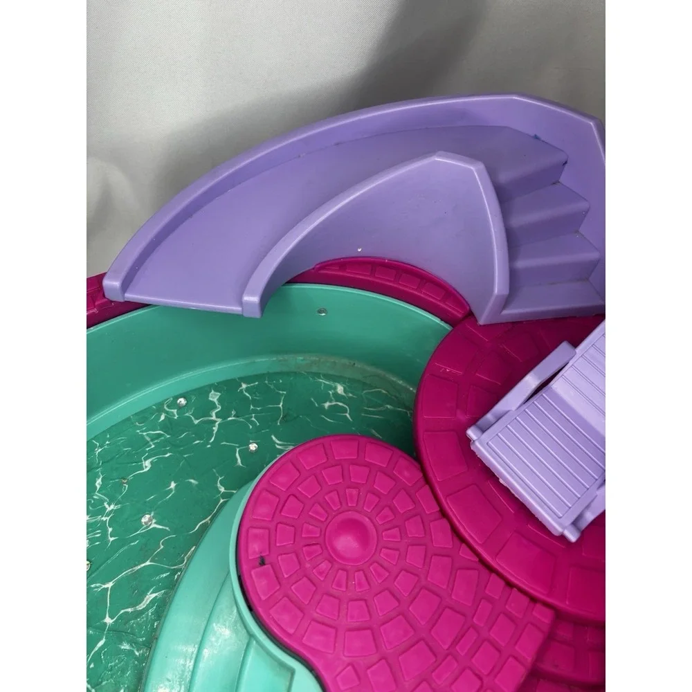 Barbie Size Pool Fashion Doll Party Playset, Mermaids, Lounge Chairs